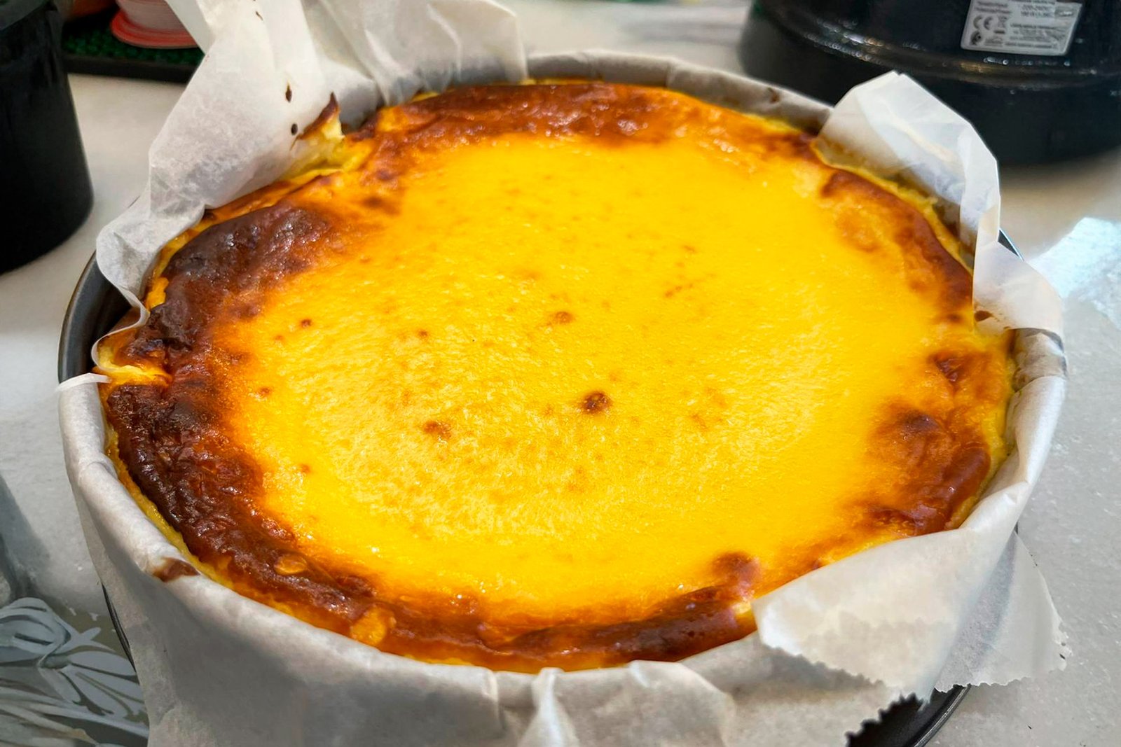 Tarta de queso con perspectiva